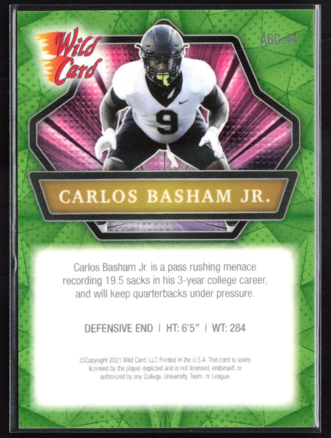 Carlos Basham Jr. Green