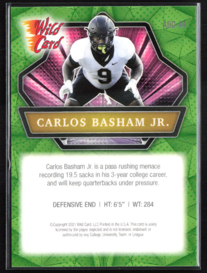 Carlos Basham Jr. Green