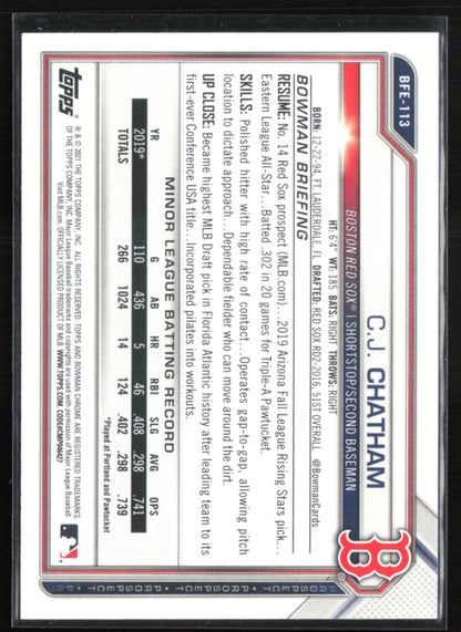 C.J. Chatham 1st Edition Prospect