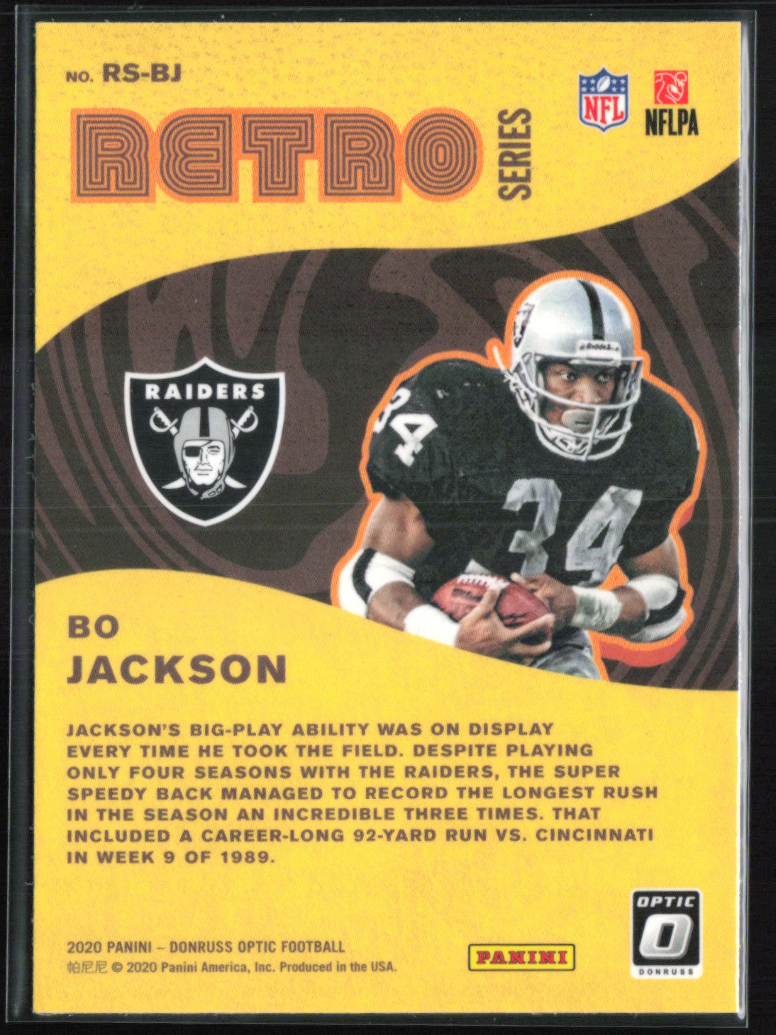 Bo Jackson Retro Series