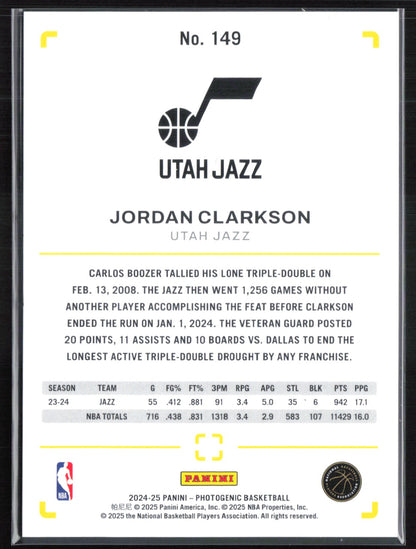 Jordan Clarkson /75 Cracked Ice