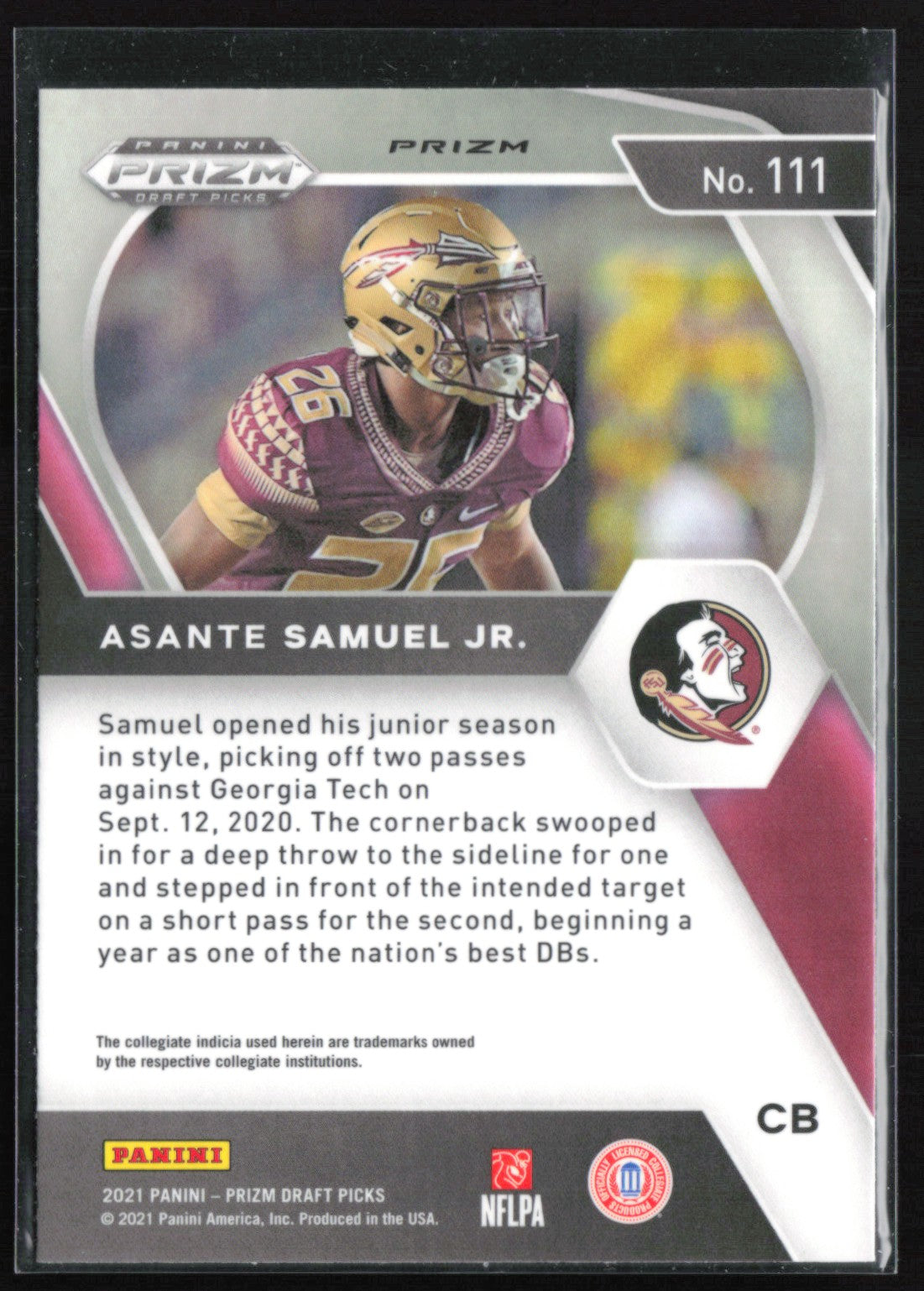 Asante Samuel Jr. RC Green