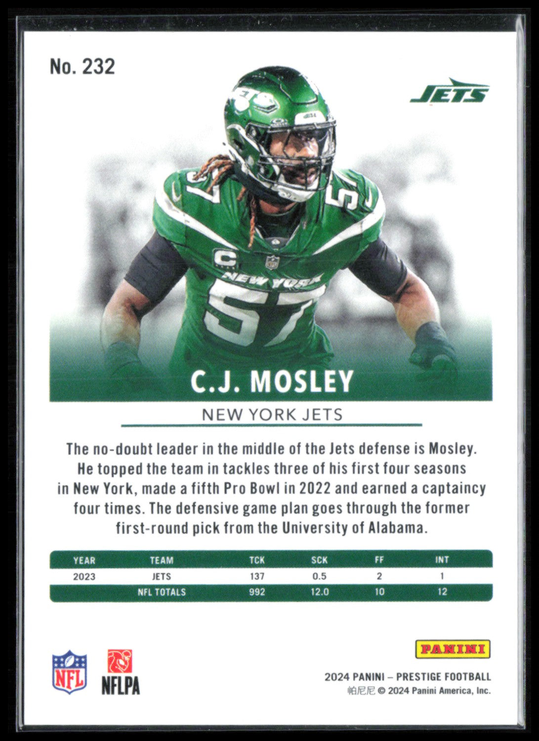 C.J. Mosley Red /999