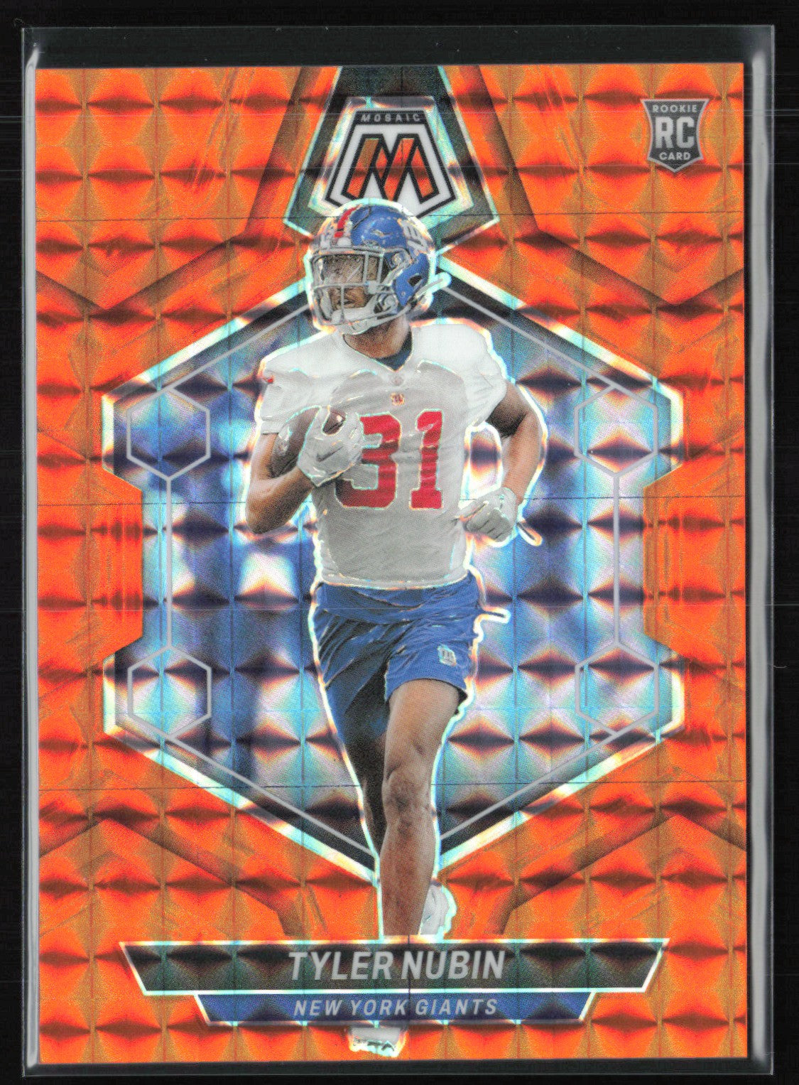 2024 Panini Mosaic Orange 346 Tyler Nubin RC Orange Mosaic /199