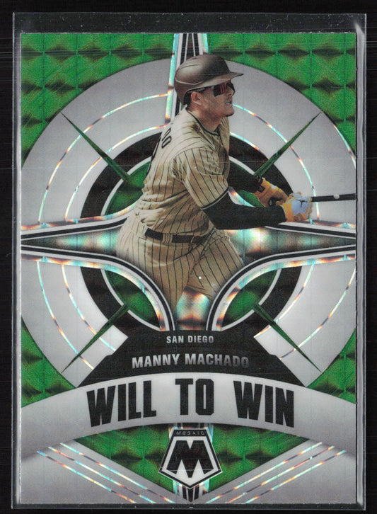 Manny Machado Green Mosaic