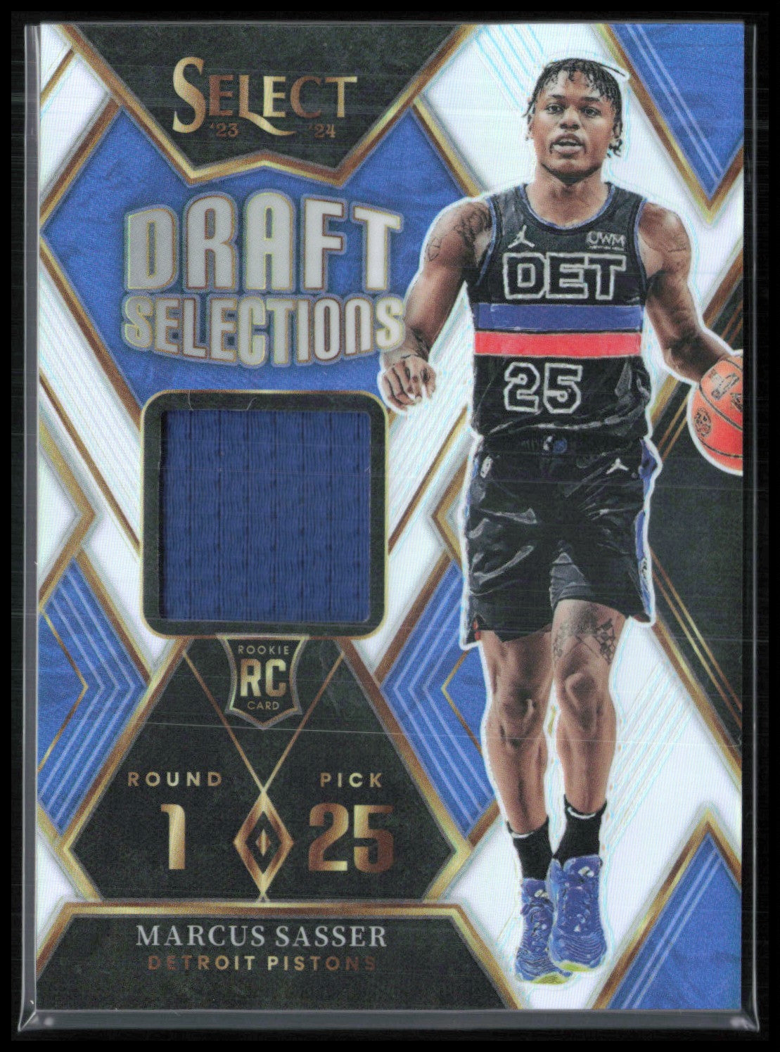 Marcus Sasser RC Mem Silver Draft Selections