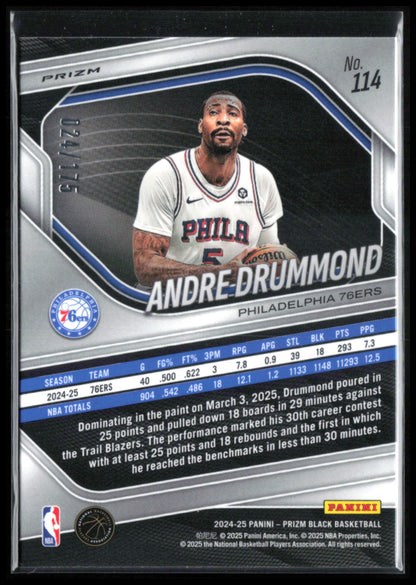 Andre Drummond Silver Prizm /175