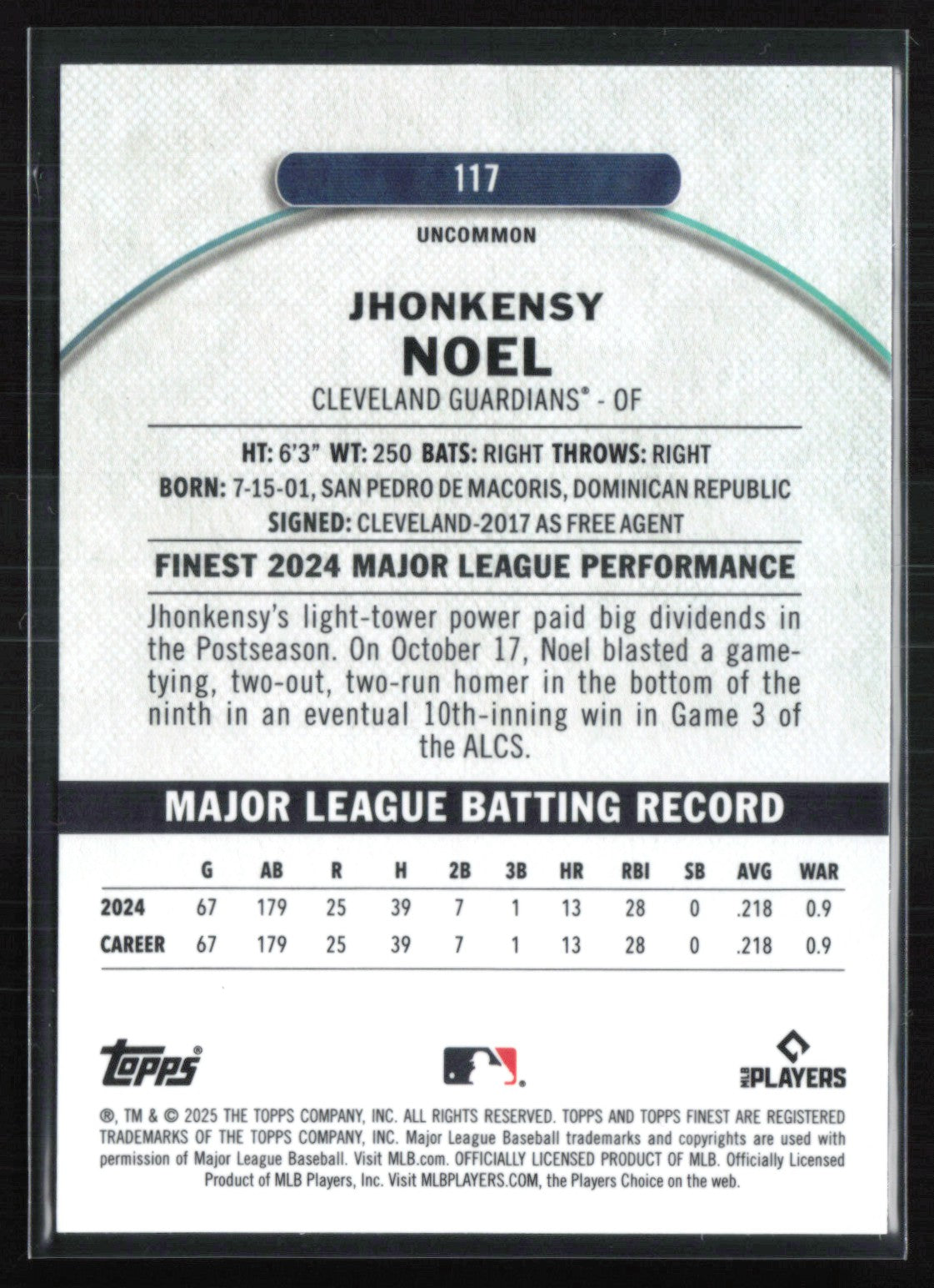 2025 Finest Purple Checkerboard 117 Jhonkensy Noel RC Purple /99