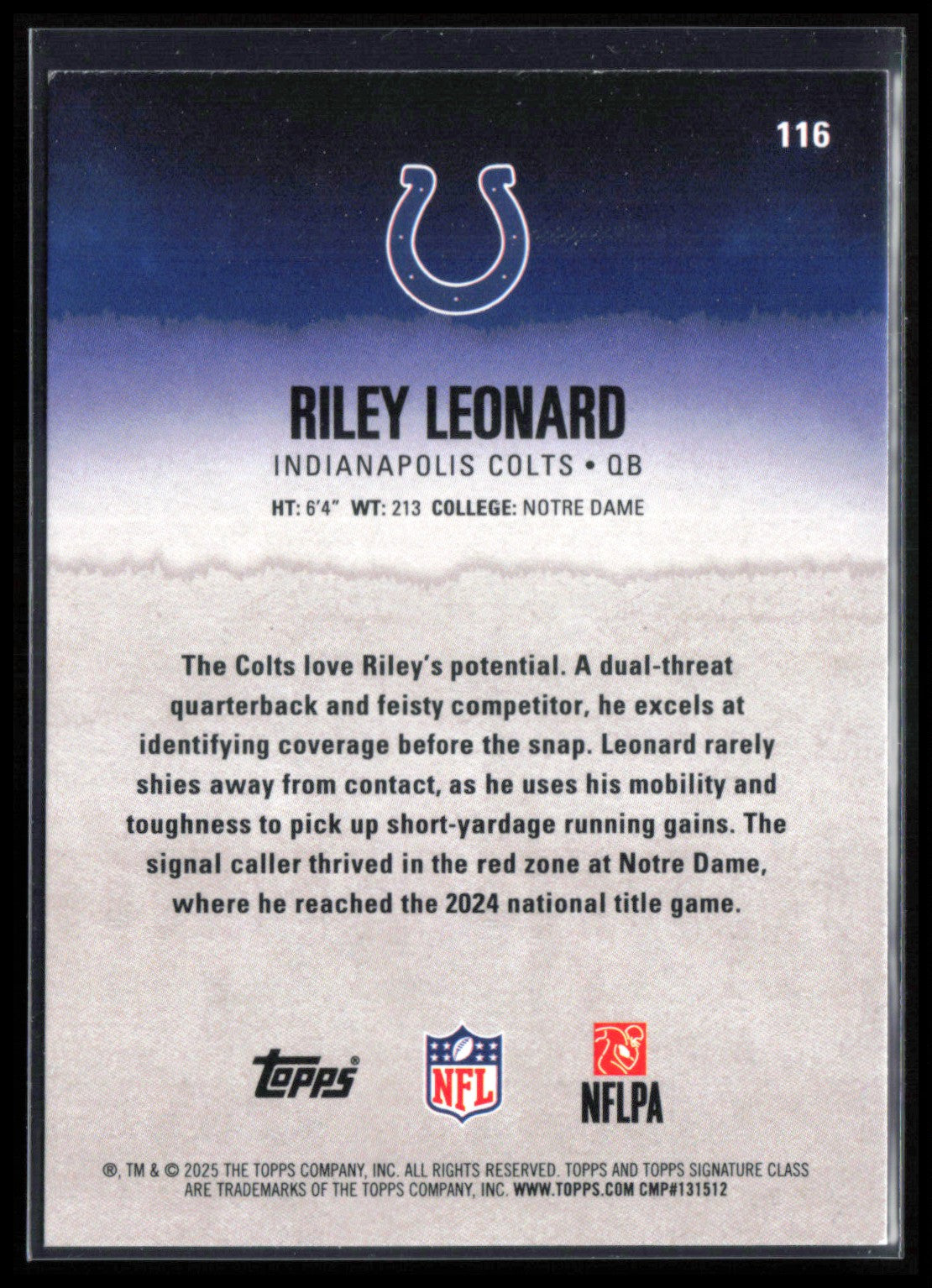 Riley Leonard RC Red