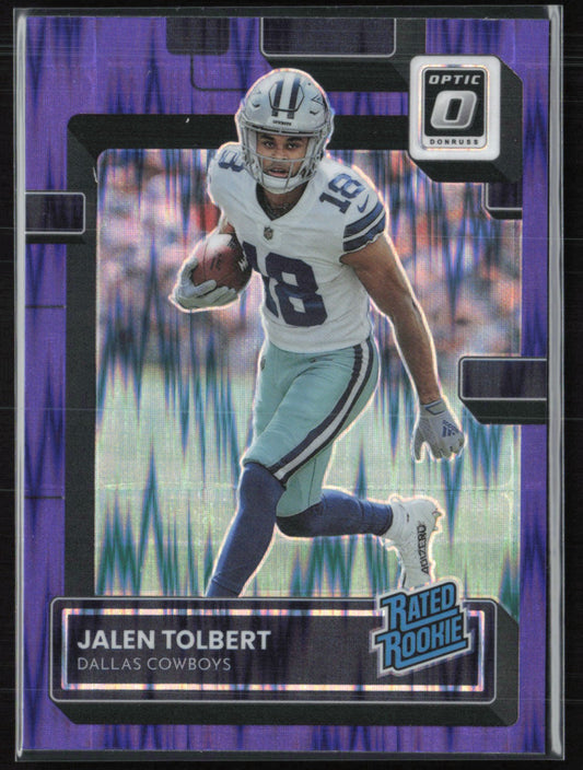 Jalen Tolbert RC Purple Shock