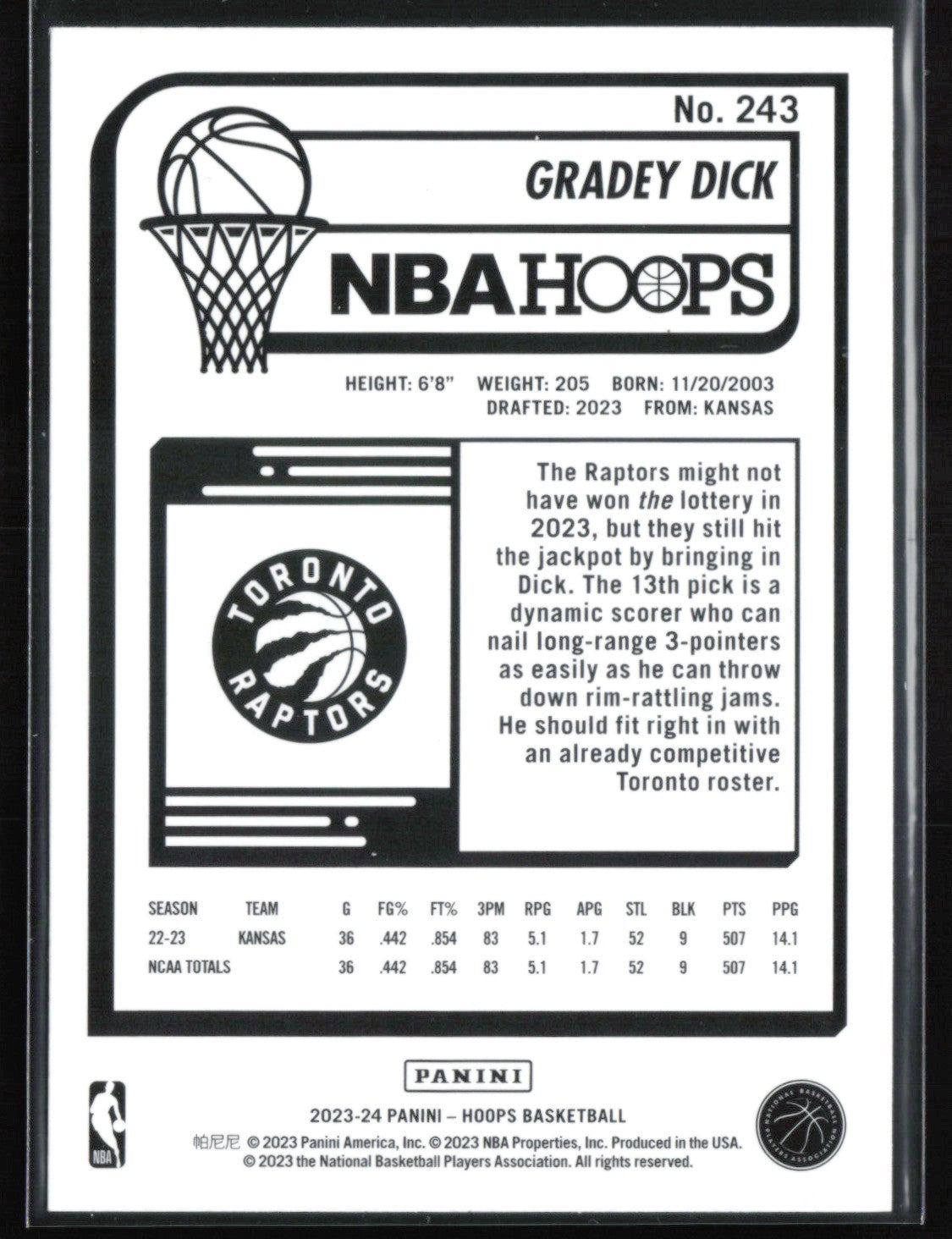 Gradey Dick RC