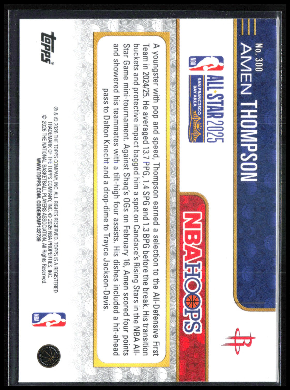 Amen Thompson Basketball Parallel