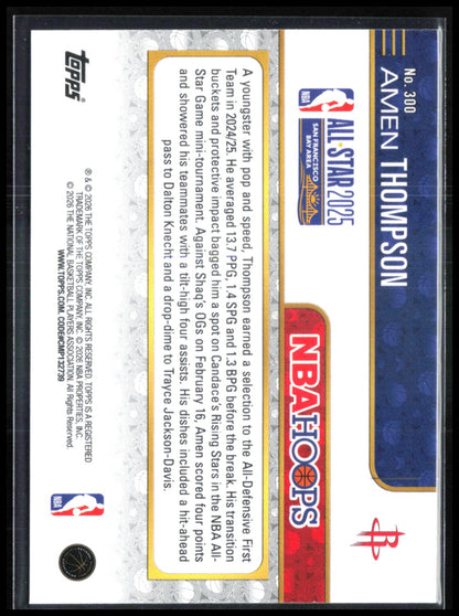 Amen Thompson Basketball Parallel