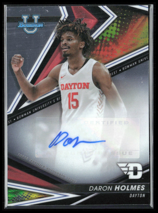 Daron Holmes Auto 2022-23 Bowman U