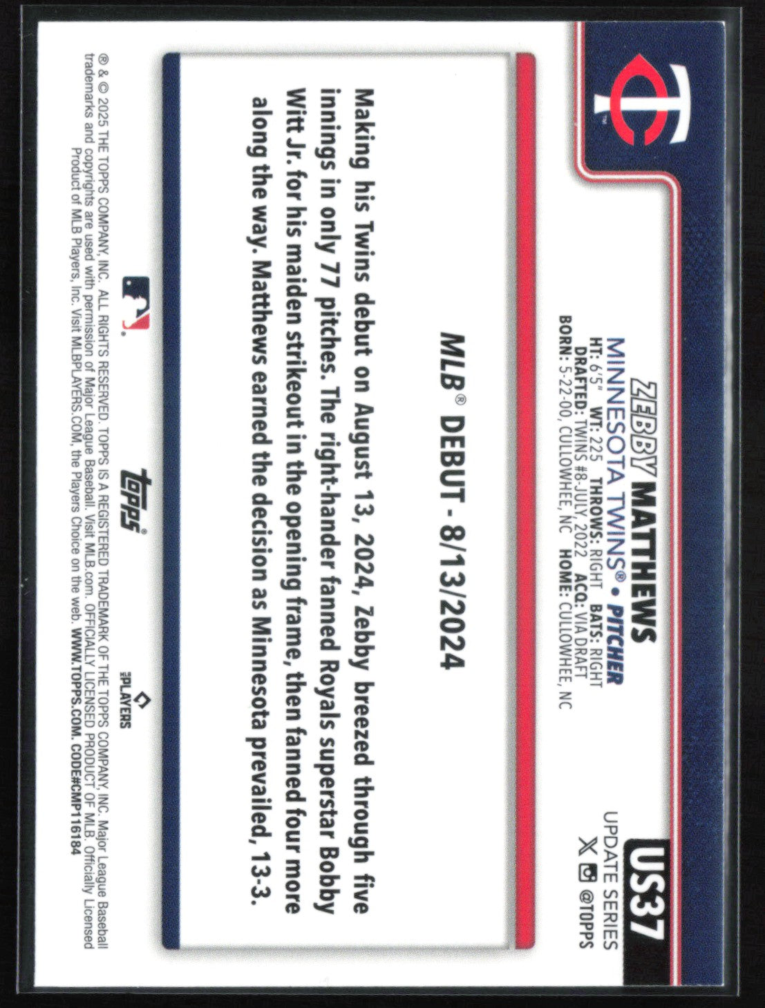 Zebby Matthews RC Diamante