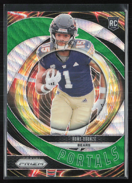 Rome Odunze RC Green Wave Portals