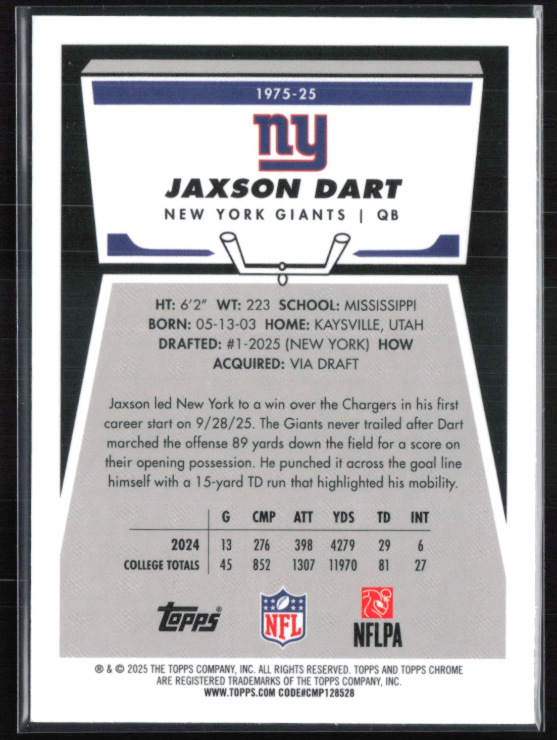 Jaxson Dart RC Flashback