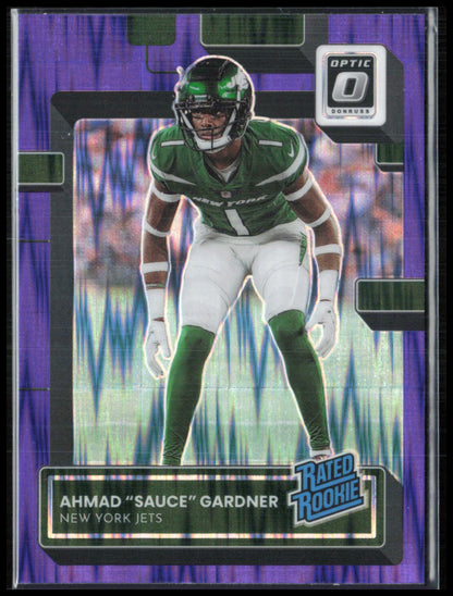 Ahmad Sauce Gardner RC purple Shock