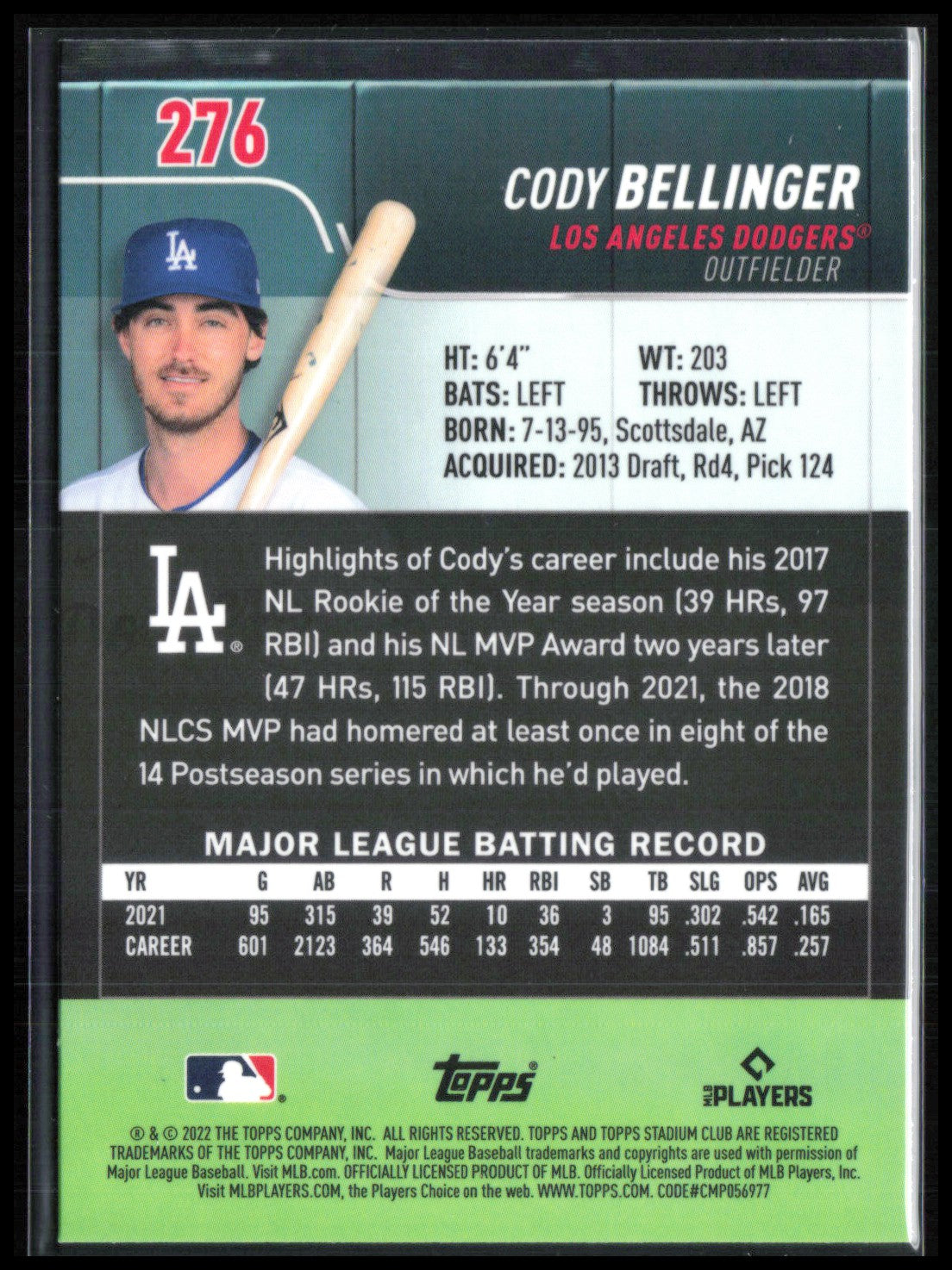 Cody Bellinger X-Fractor