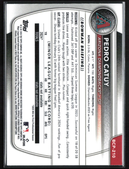Pedro Catuy 1st Bowman