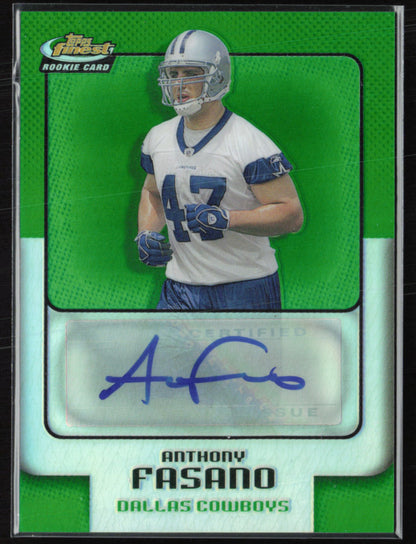 Anthony Fasano RC Auto Green /199 2006 Finest