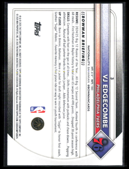 VJ Edgecombe RC