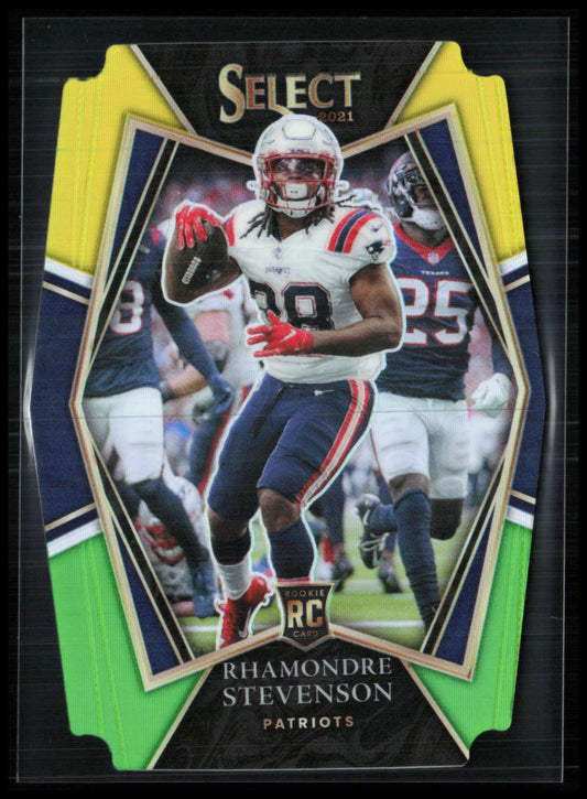 Rhamondre Stevenson RC Yellow Green Die-Cut