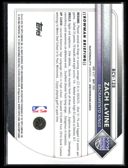 Zach Lavine Reptilian Refractor