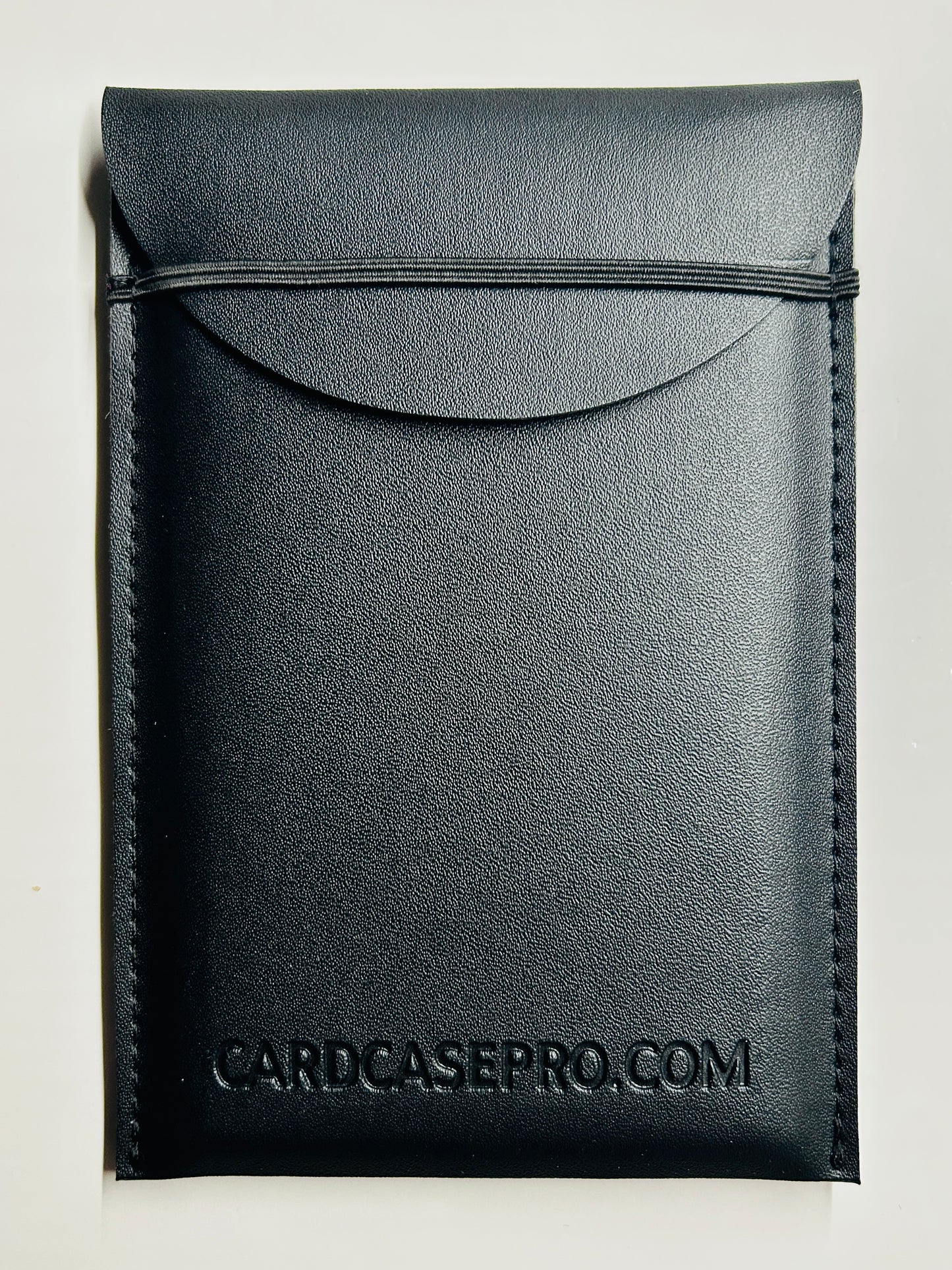 Card Case Pro Black Leather Graded Slab Sleeve Pouch (Graded Card Not Included)