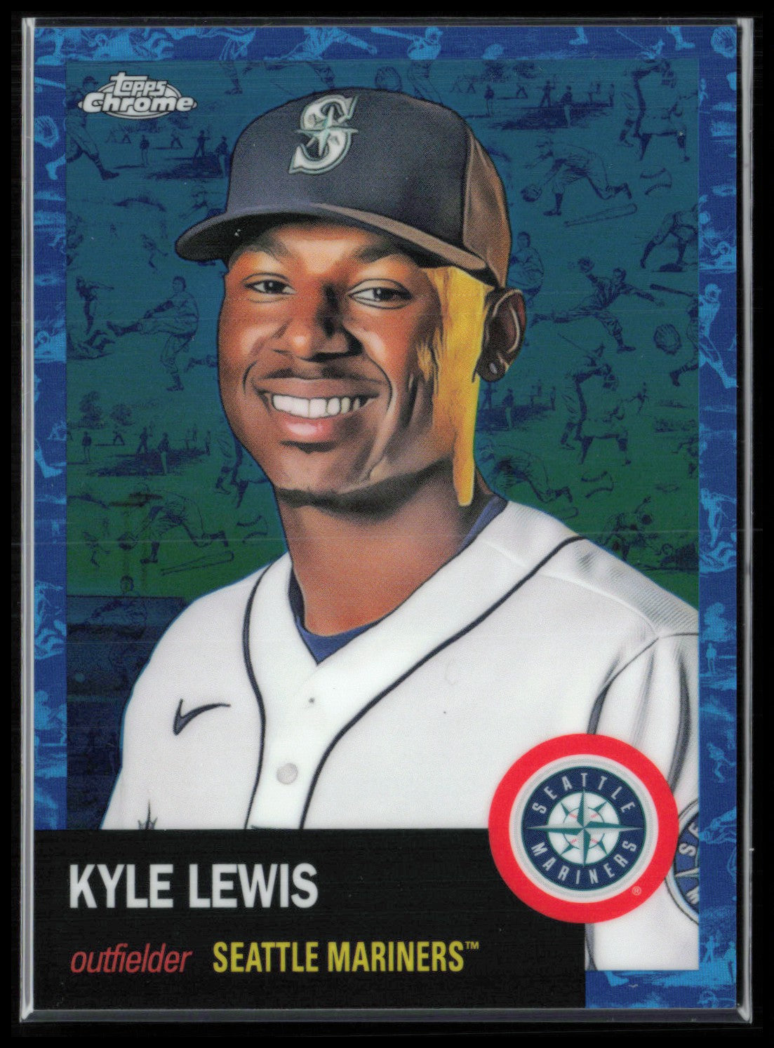 Kyle Lewis Blue Toile /199