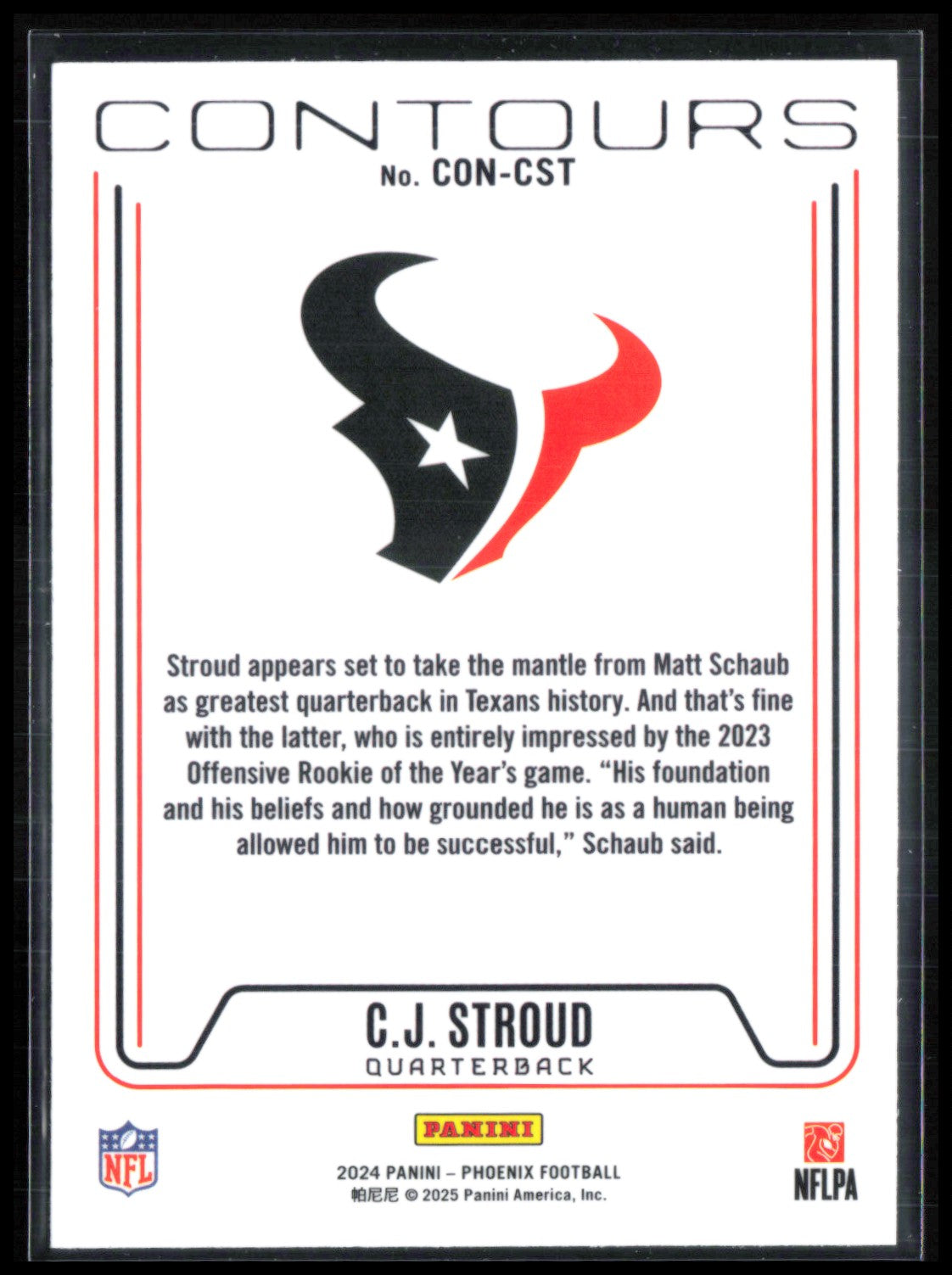 C.J. Stroud Contours