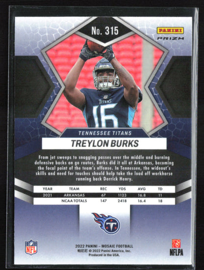 Treylon Burks RC Mosaic