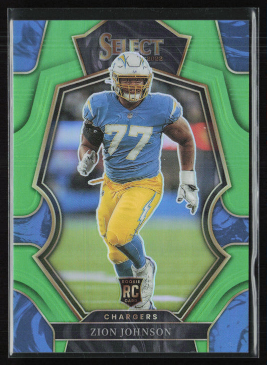 Zion Johnson RC Green /49