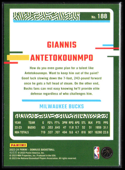 Giannis Antetokounmpo Green Laser