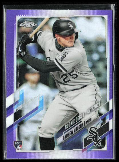 Andrew Vaughn RC Purple Refractor