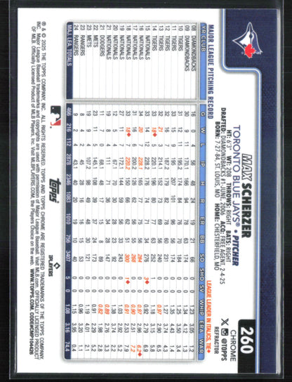 Max Scherzer Refractor