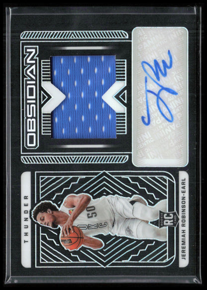 Jeremiah Robinson-Earl RC Patch Auto /99 2021-22 Obsidian