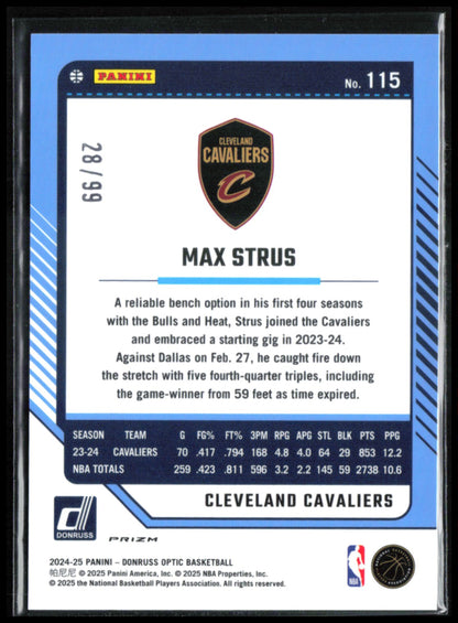 Max Strus Purple Fast Break /99
