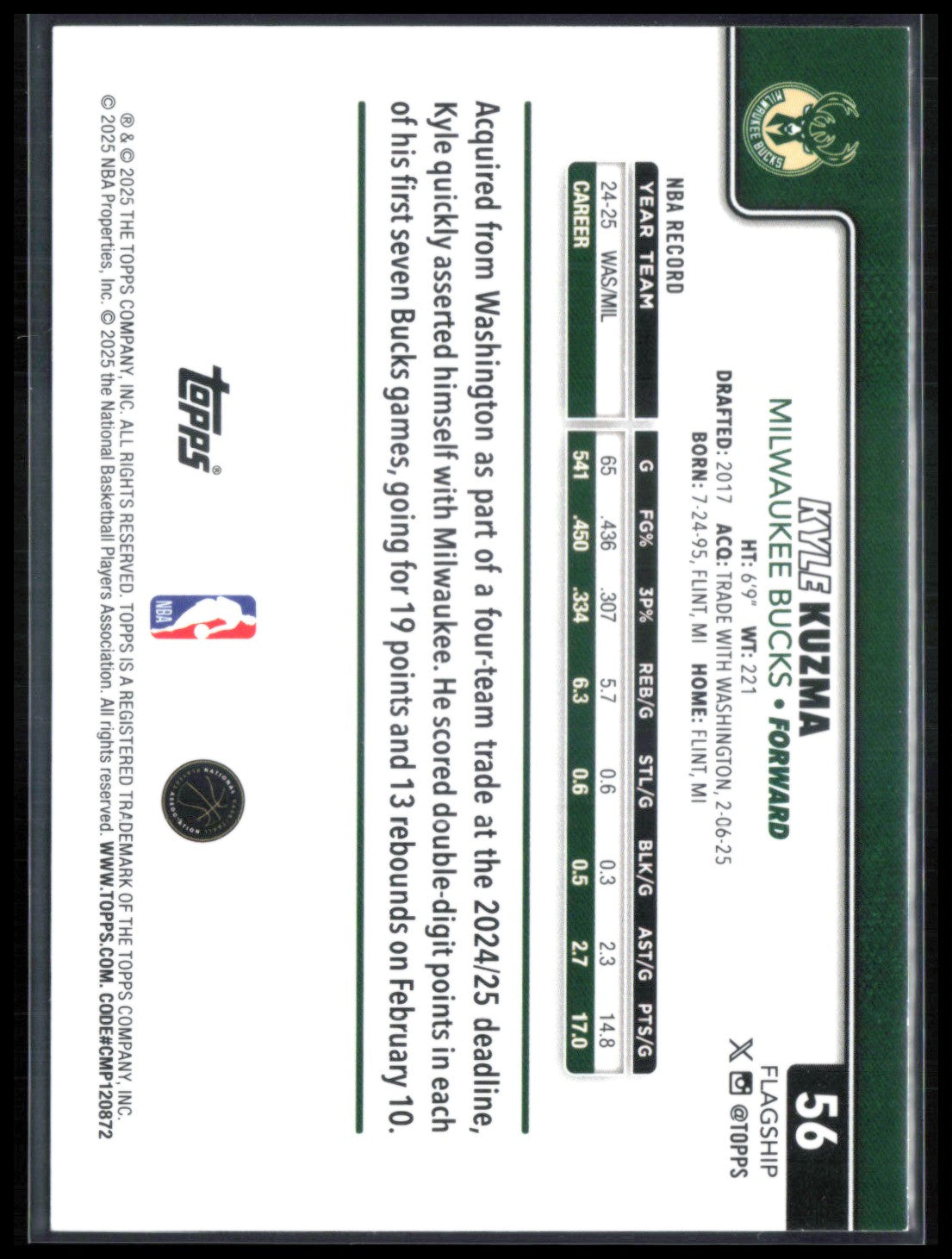 Kyle Kuzma Foil