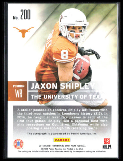 Jaxon Shipley RC Auto Draft Ticket