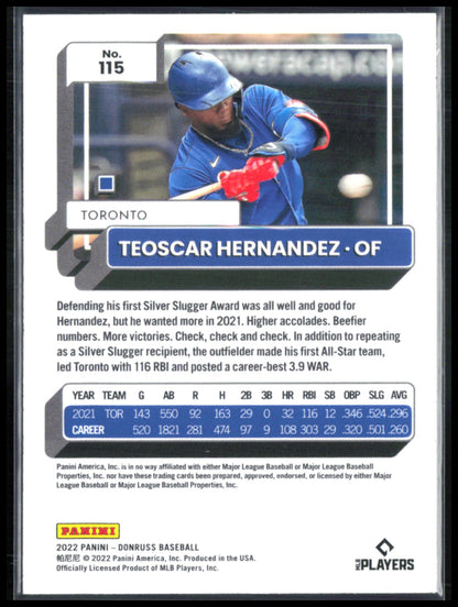 Teoscar Hernandez Blue Foil