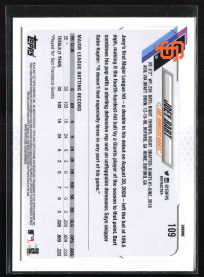 Joey Bart RC Refractor