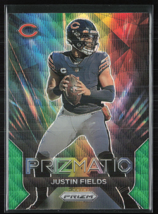 Justin Fields Prizmatic Green Wave