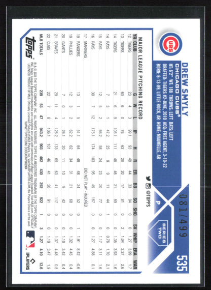 Drew Smyly Green Foil /499