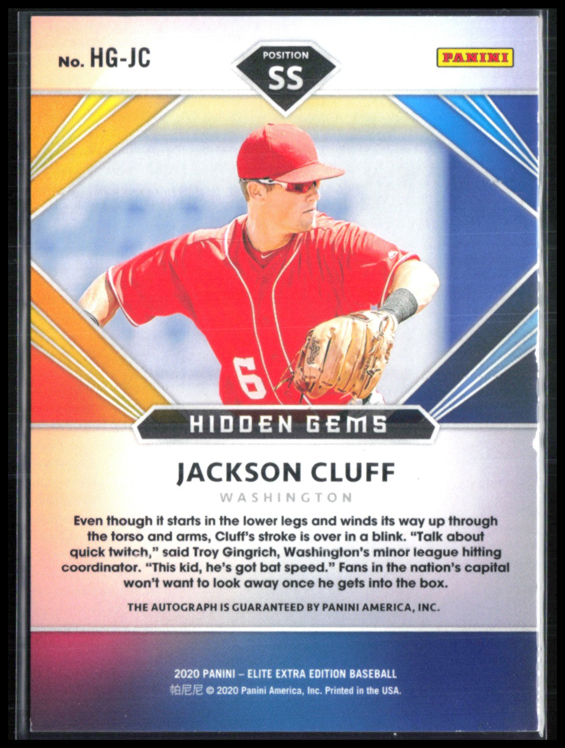 Jackson Cluff Auto /25