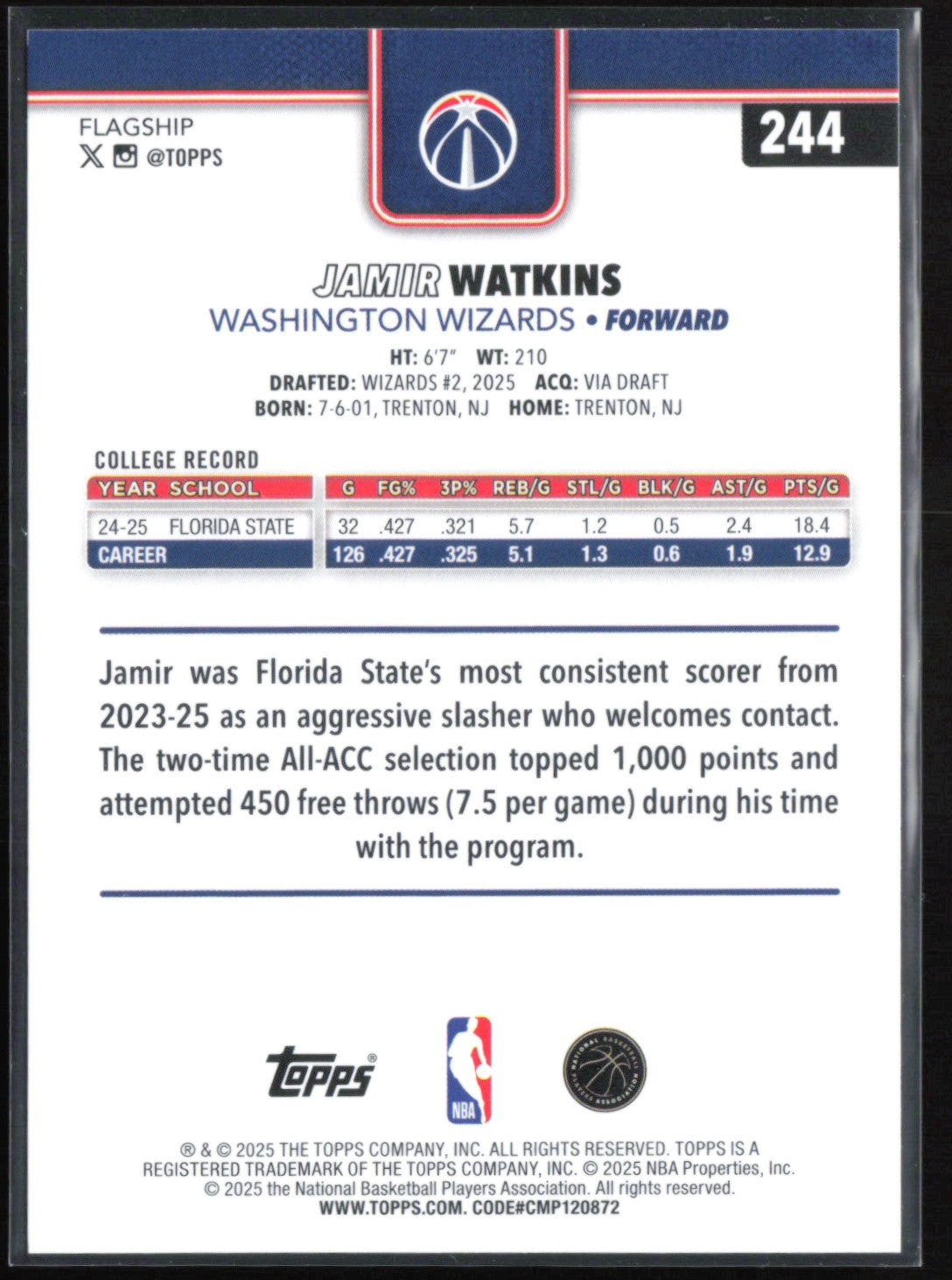 Jamir Watkins RC