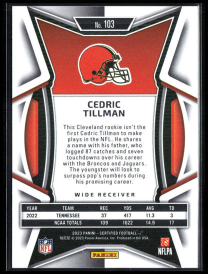 Cedric Tillman RC /99