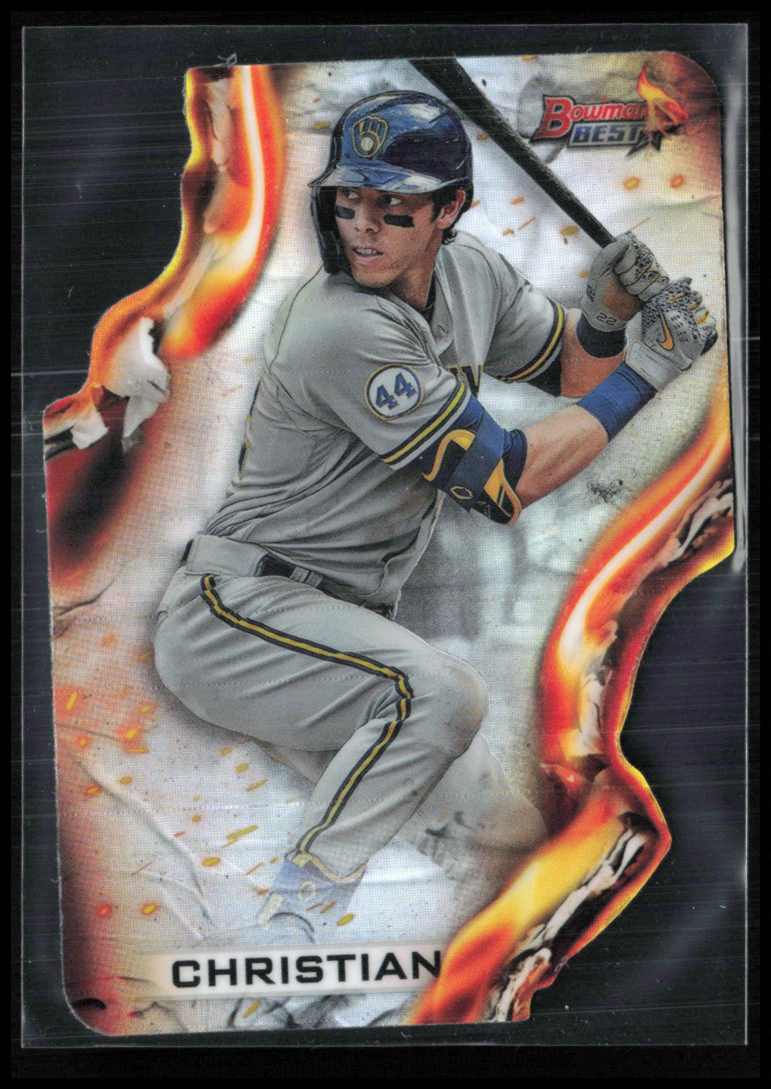 Christian Yelich Heat Wave Die-Cut