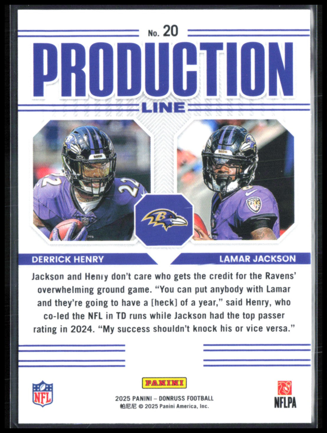 Derrick Henry Production Line