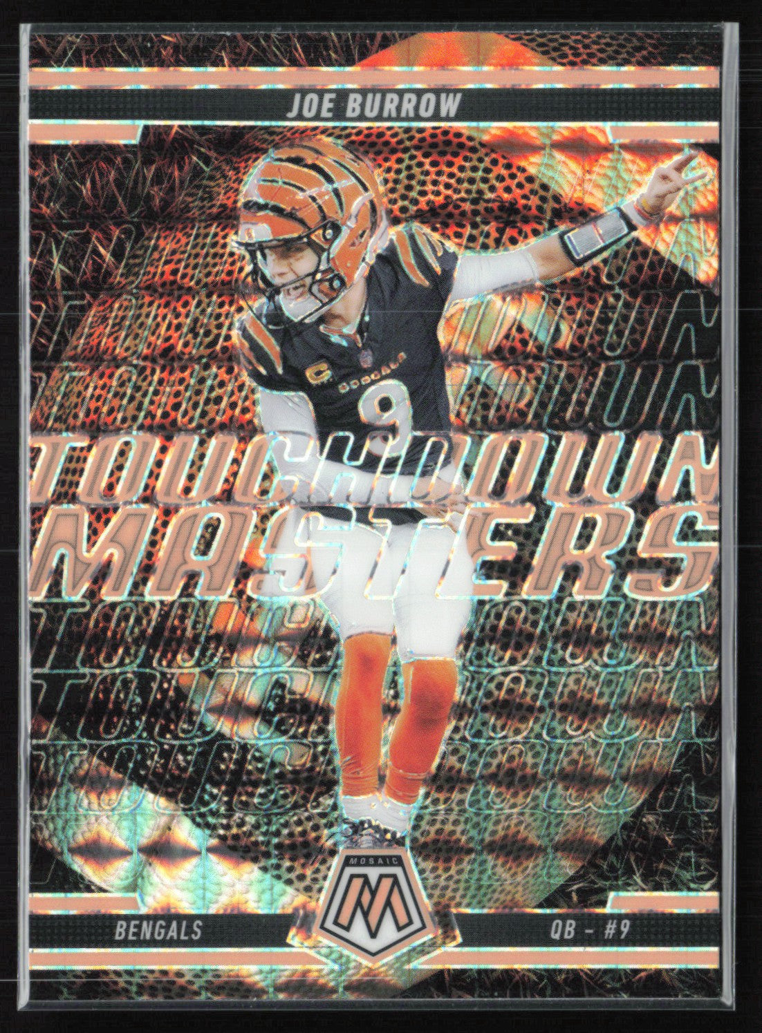 Joe Burrow Orange Mosaic